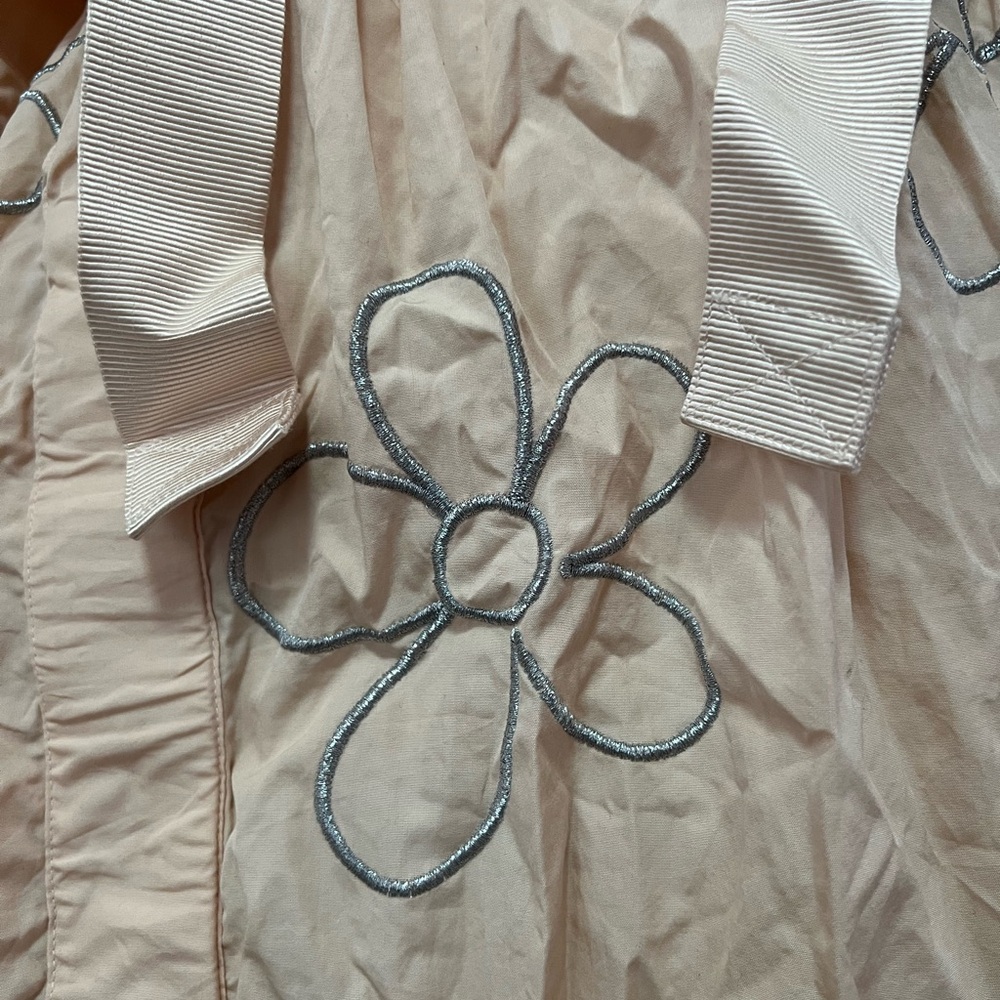 COPY - Simone Rocha SS23 Floral Embroidered Peach Dress Set - Picture 3 of 4